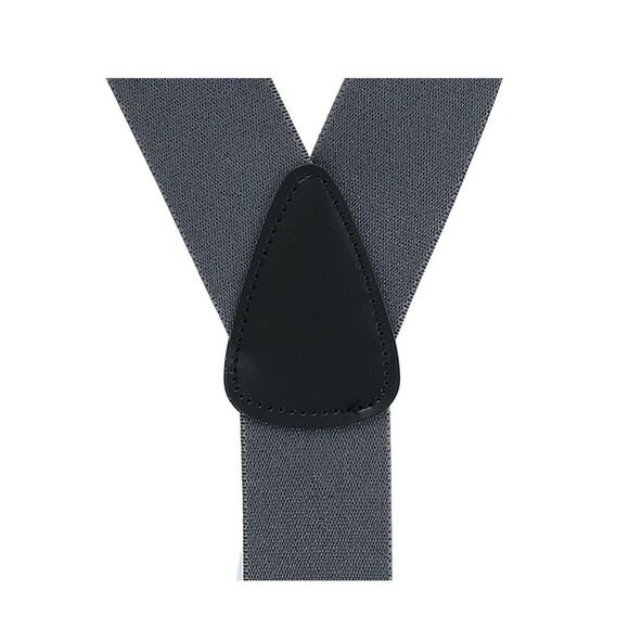 CTM Men's Elastic Button End Suspenders - Picture 2 of 3